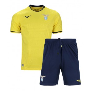 Lazio Dětské Venkovní dres komplet 2024-25 Krátký Rukáv (+ trenýrky)